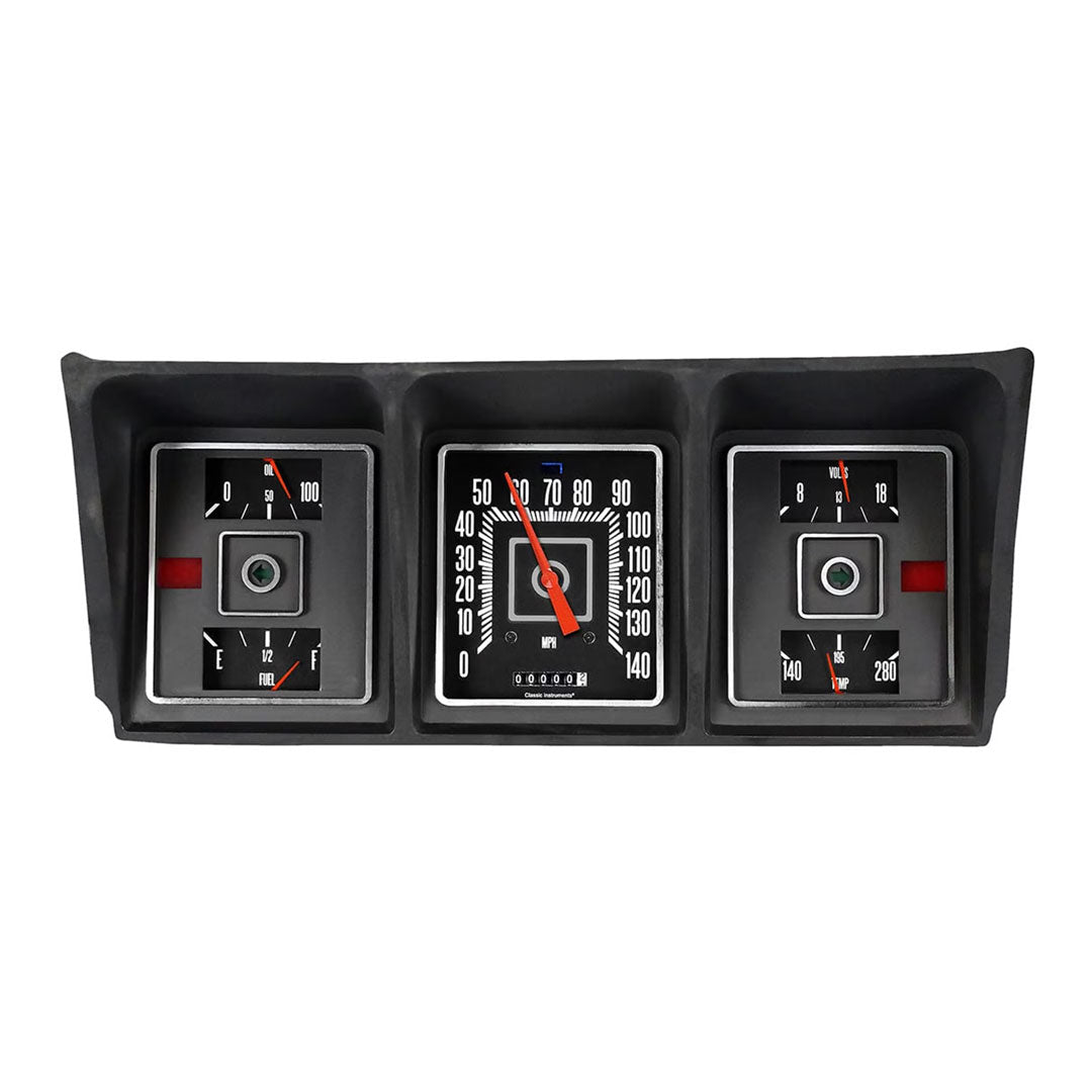 Classic Instruments Electric Gauge Cluster, Black, 1973-79 Ford Truck & 1978-79 Bronco