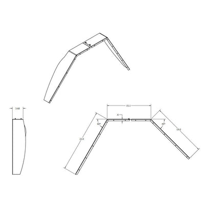 Fender Liners Set, Removable, 1966-77 Ford Bronco