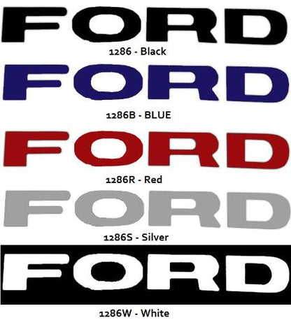 Grille Letter Vinyl Stickers, FORD, 5 Colors Available!