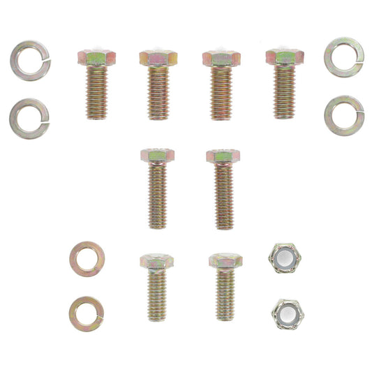 Stainless steel hardware kit with bolts and washers for Ford Bronco retainers