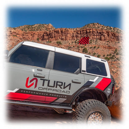 Turn Offroad TR10 Hard Top, 2021+ Ford Bronco (Black or White)