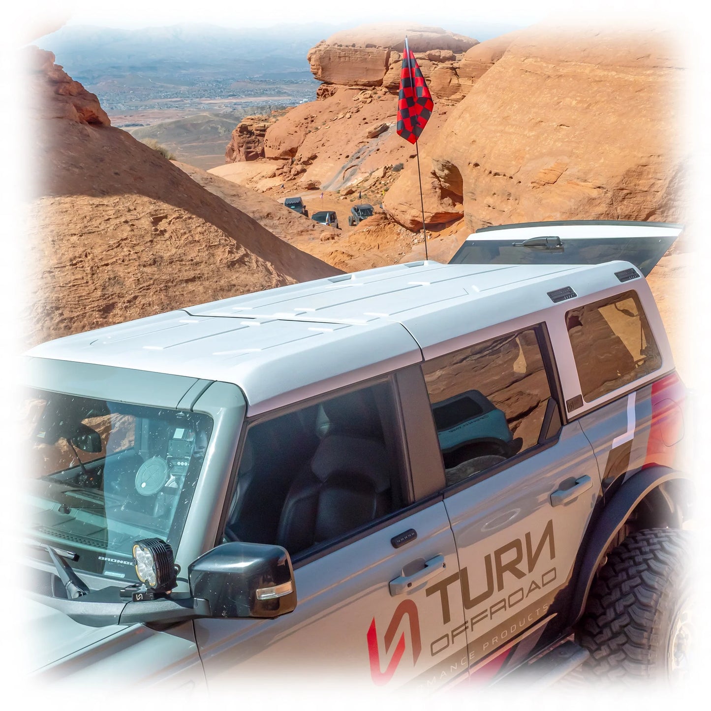 Turn Offroad TR10 Hard Top, 2021+ Ford Bronco (Black or White)