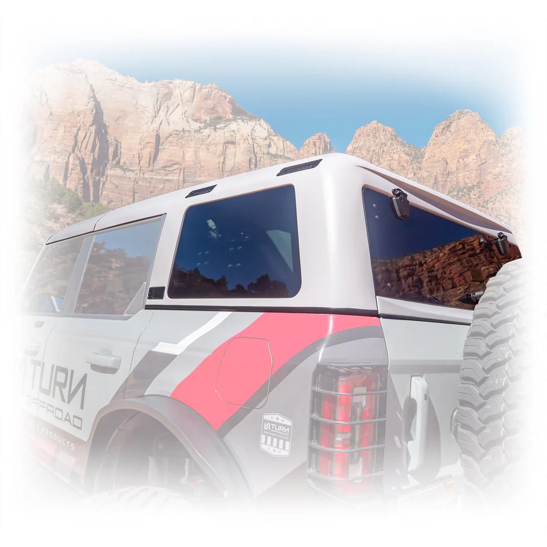 Turn Offroad TR10 Hard Top, 2021+ Ford Bronco (Black or White)