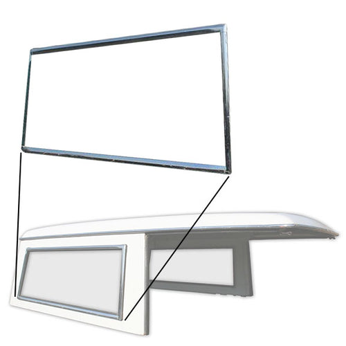 Hard Top Side Window Chrome Trim - Passenger Side