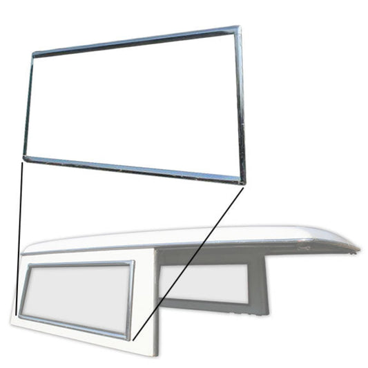 Hard Top Side Window Chrome Trim - Passenger Side