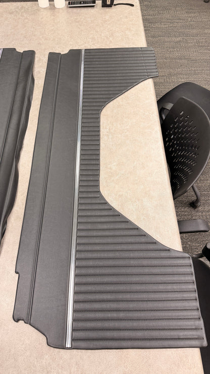 Black Vinyl Quarter Panel Inserts for Soft Top, 1977 Ford Bronco - BLEM AA