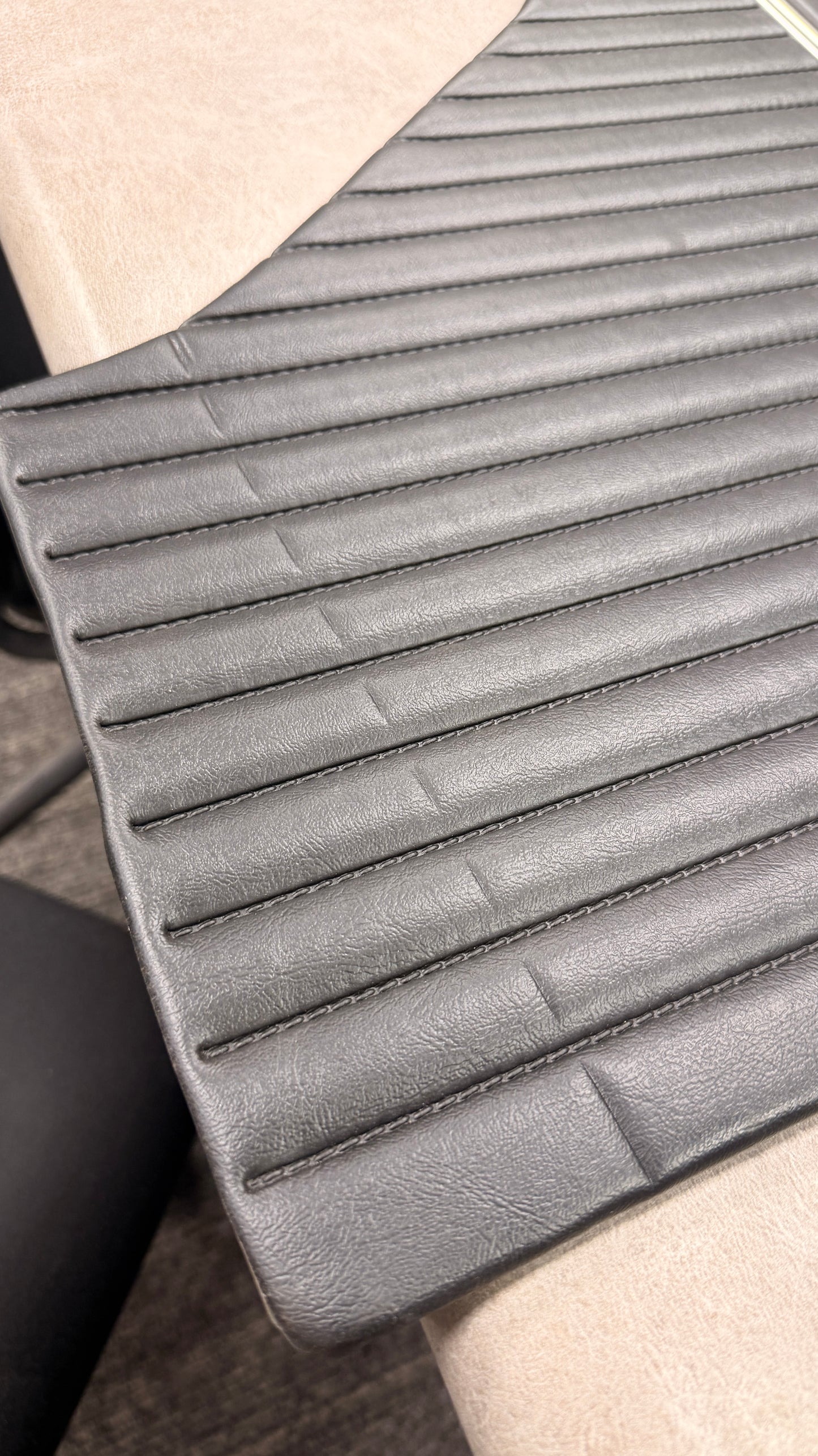 Black Vinyl Quarter Panel Inserts for Soft Top, 1977 Ford Bronco - BLEM AA