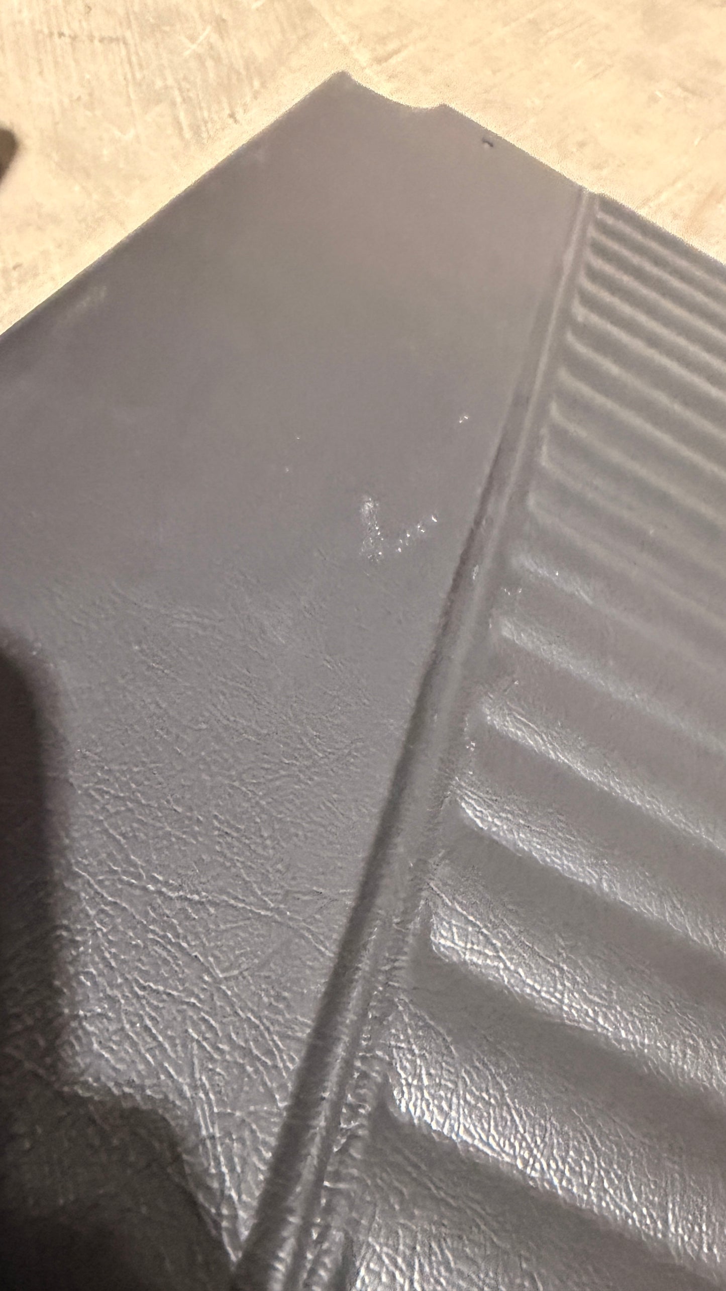 Black Pleated ABS Quarter Panel Inserts, 1966-76 Ford Bronco - BLEM AA