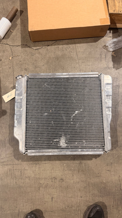 3-Core Aluminum Early Bronco Radiator for 1966-77 Ford Bronco, BLEM AA