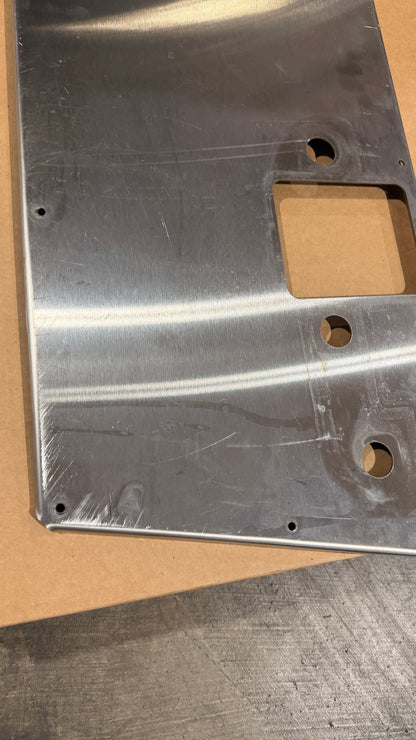 Passenger Side Stainless Steel Door Panel for 1968-77 Ford Bronco, BLEM AA