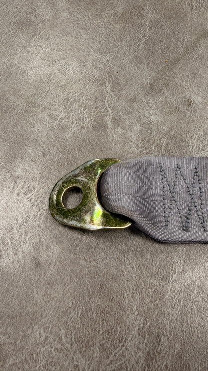 Smoke Lap Seat Belt with Mounting Bolts, BLEM AA