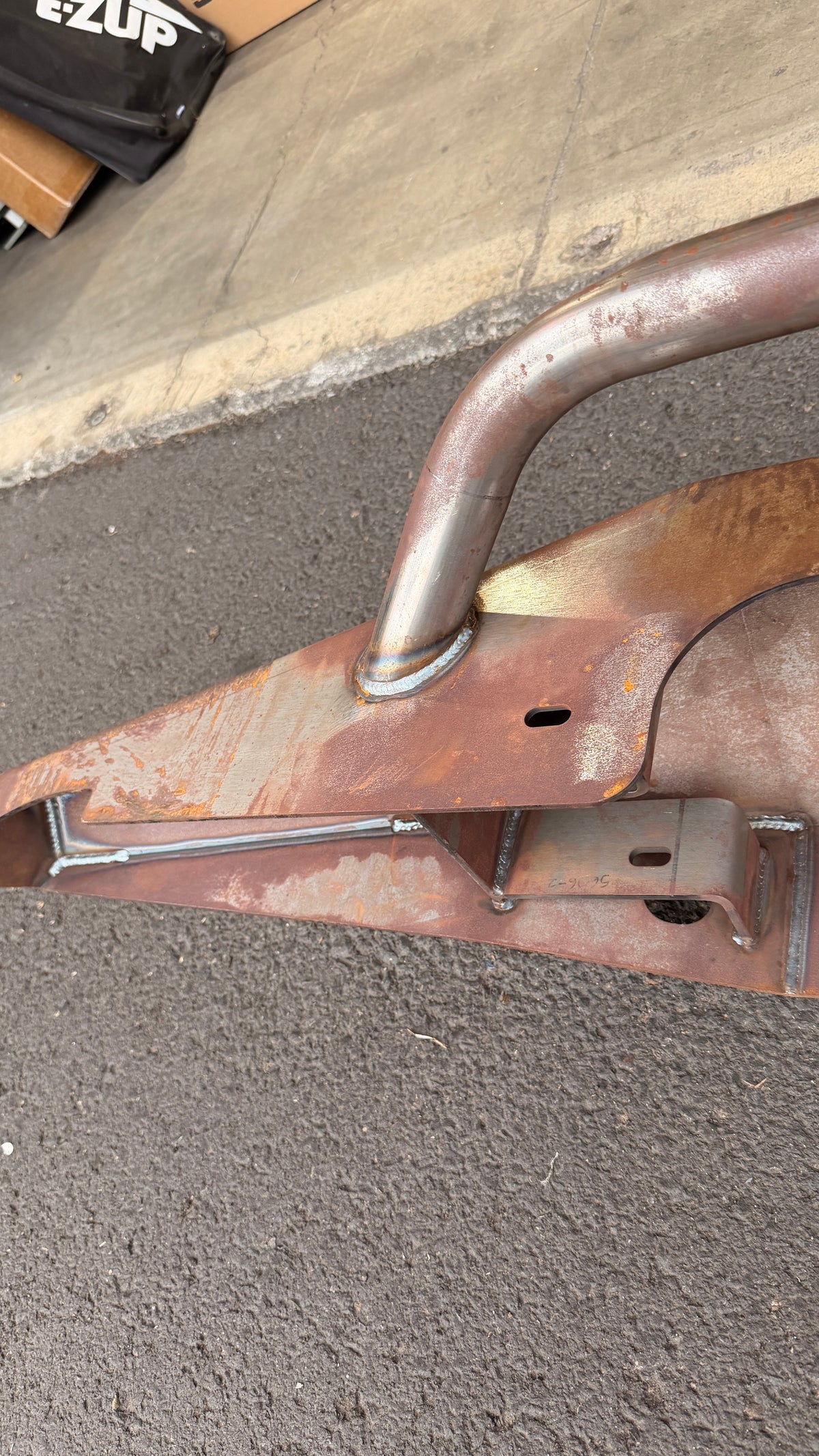 Impact Series Hidden Winch Front Bumper with Pre-Runner Bar, BLEM AA