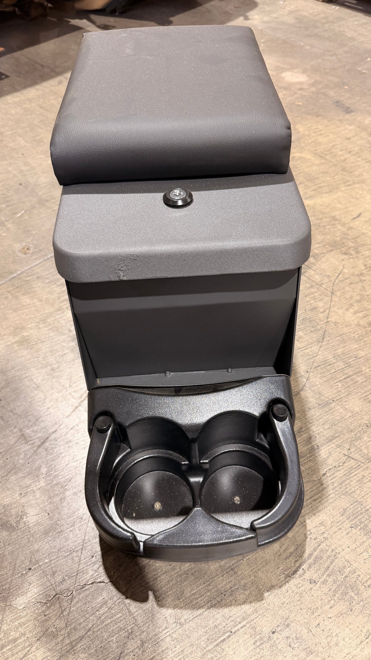 Black Locking Security Console without Stereo Port, BLEM AA