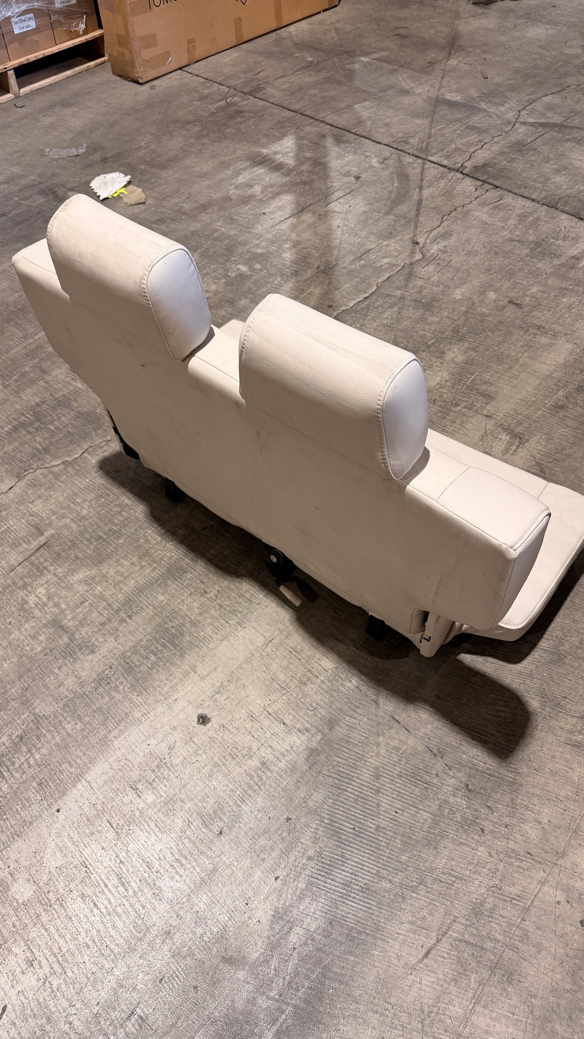 Rebuilder Rear Fold and Tumble Seat With Brackets, BLEM AA