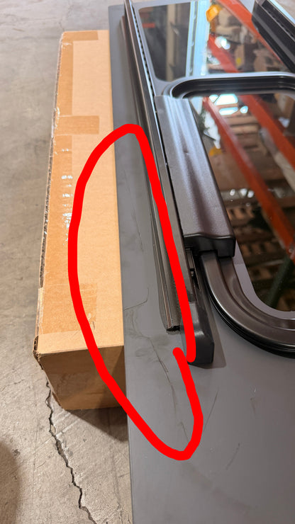 Passenger Frameless Hard Top Sliding Window, BLEM AA
