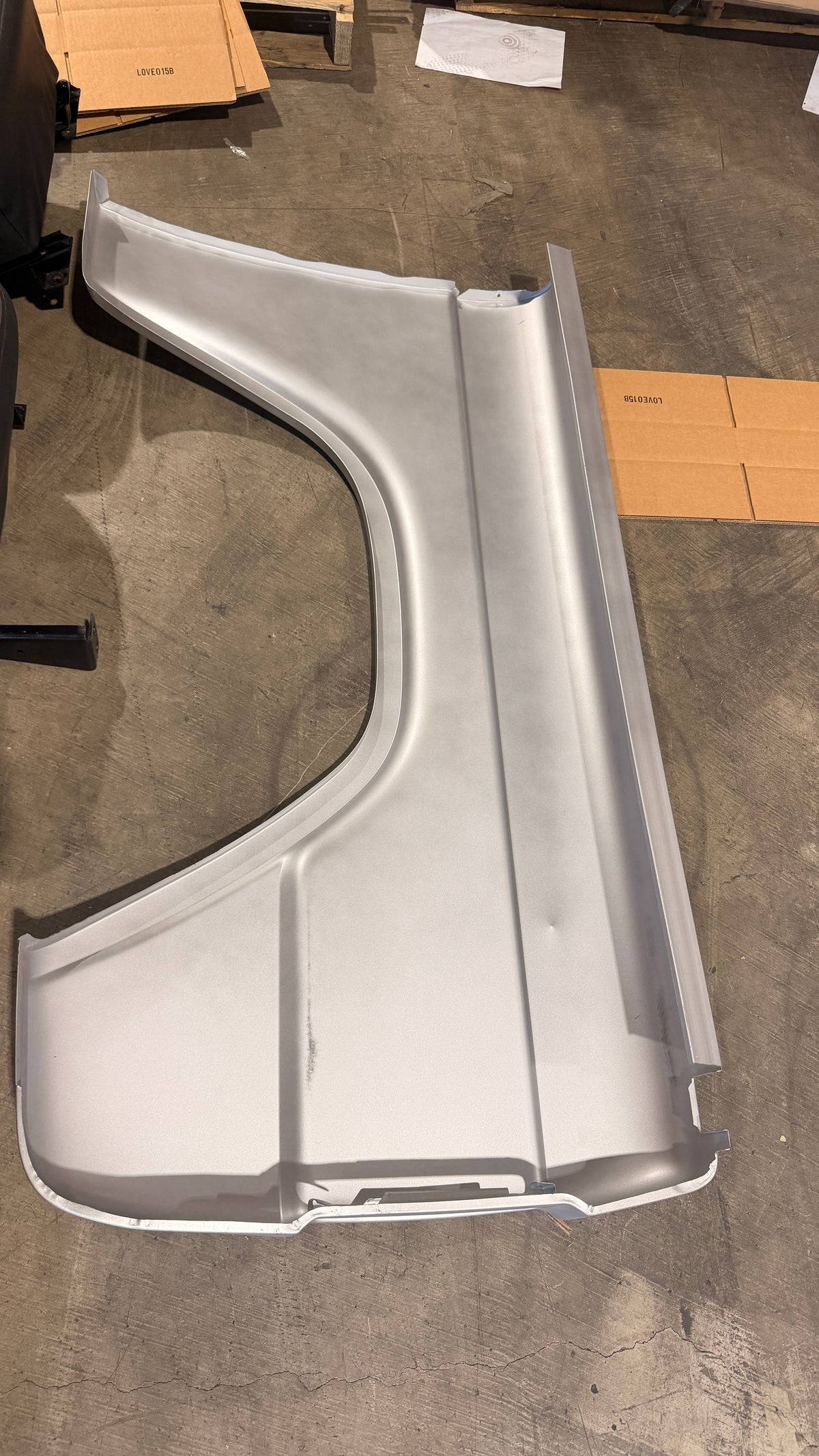 One Piece Flared Quarter Panel, Passenger Side for 1966-77 Ford Bronco, BLEM AA