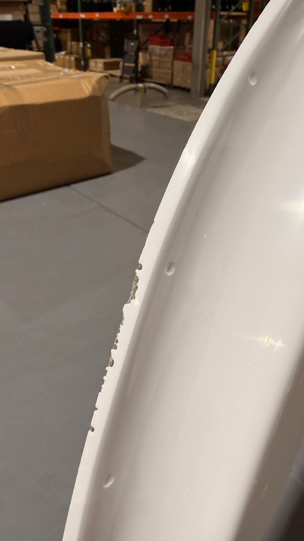 Fiberglass Rear Fender Flares w/Rivets & Welting, 1966-77 Ford Bronco, BLEM AA