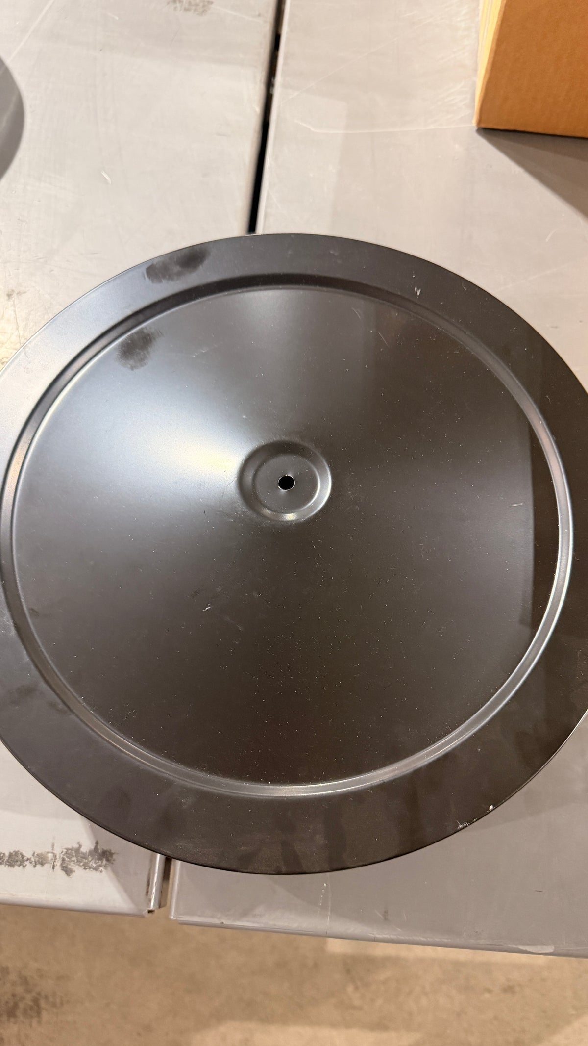 Black Low Profile Air Cleaner, 1966-77 Ford Bronco, BLEM AA