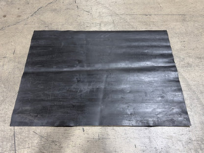 Black Rubber Rear Floor Undermat - OE Style-TORN AA