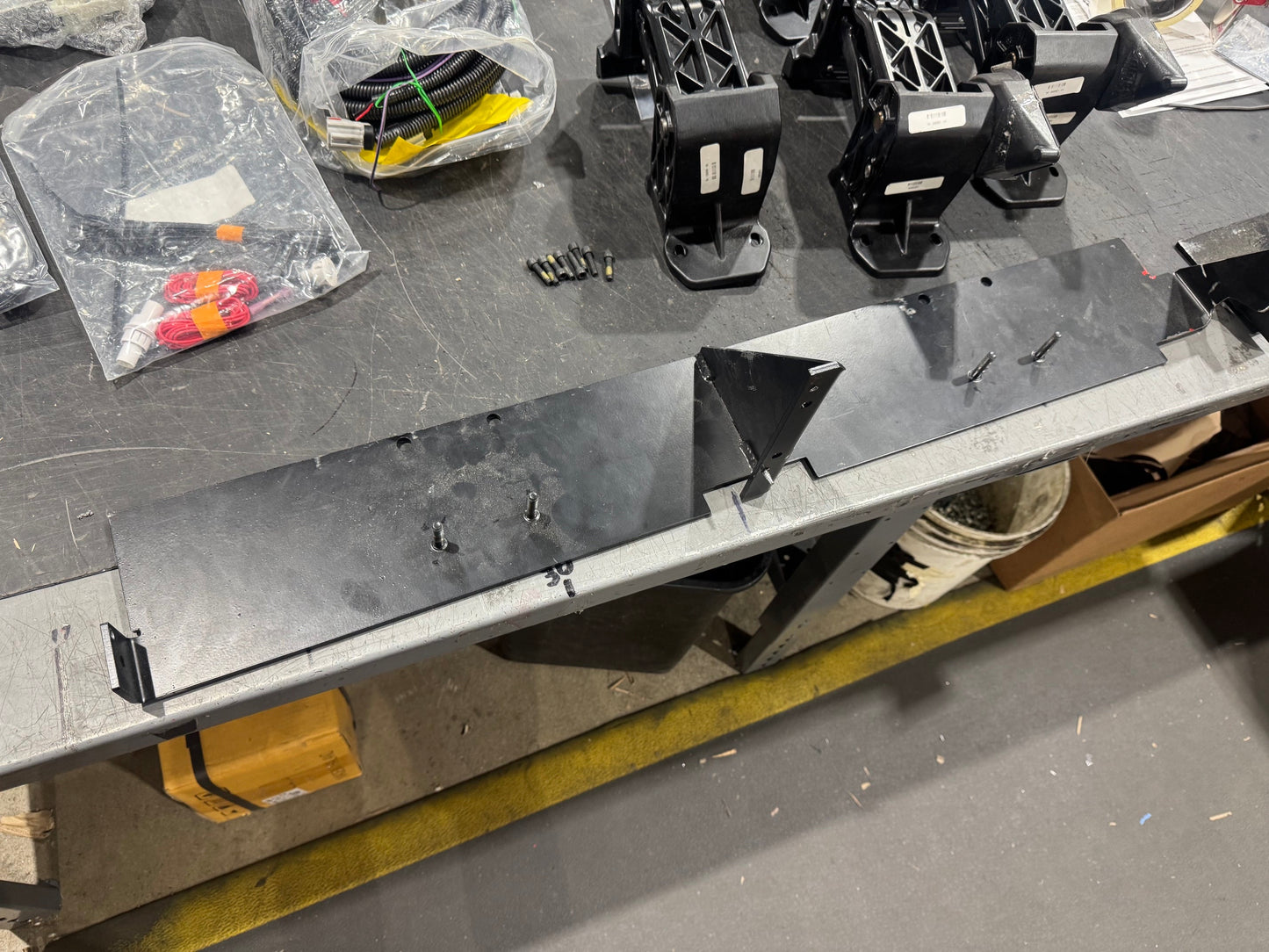 AMP Power Step Mounting Brackets, 1966-77 Ford Bronco - BLEM AA