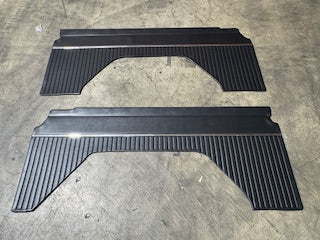 Black Vinyl Quarter Panel Inserts, 66-76 Ford Bronco-BLEM AA