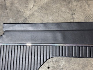 Black Vinyl Quarter Panel Inserts, 66-76 Ford Bronco-BLEM AA