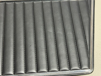 Door Panels - Deluxe, Solid Black, Pair, 1968-77 Ford Bronco-BLEM