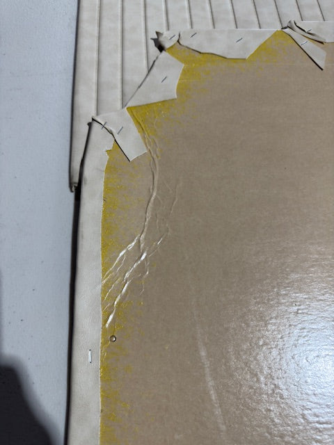 Parchment Vinyl Quarter Panel Inserts, 1977 Ford Bronco-BLEM AA
