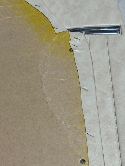 Parchment Vinyl Quarter Panel Inserts, 1977 Ford Bronco-BLEM AA