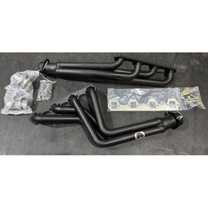 Black Ceramic Stainless Steel Long Tube Headers, 1966-77 Ford Bronco BLEM AA