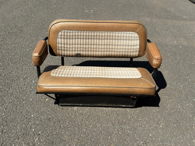 Used Stock OE Full Set of Seats, 1966-77 Ford Bronco AA Brown