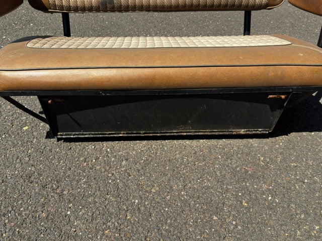 Used Stock OE Full Set of Seats, 1966-77 Ford Bronco AA Brown