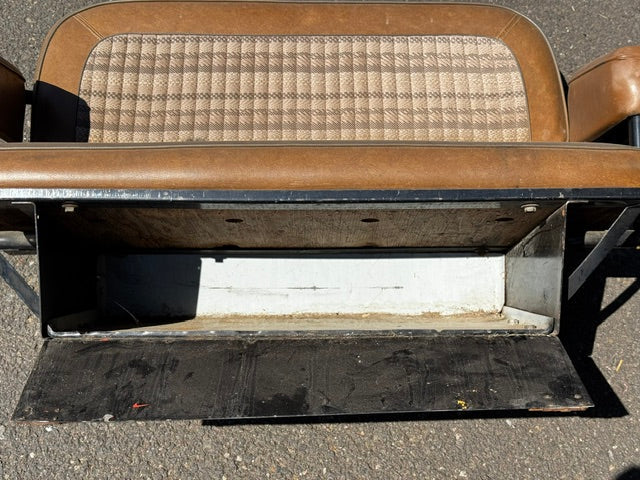 Used Stock OE Full Set of Seats, 1966-77 Ford Bronco AA Brown