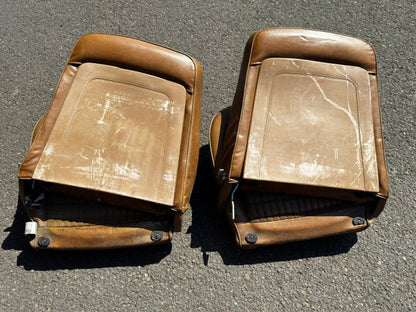 Used Stock OE Full Set of Seats, 1966-77 Ford Bronco AA Brown