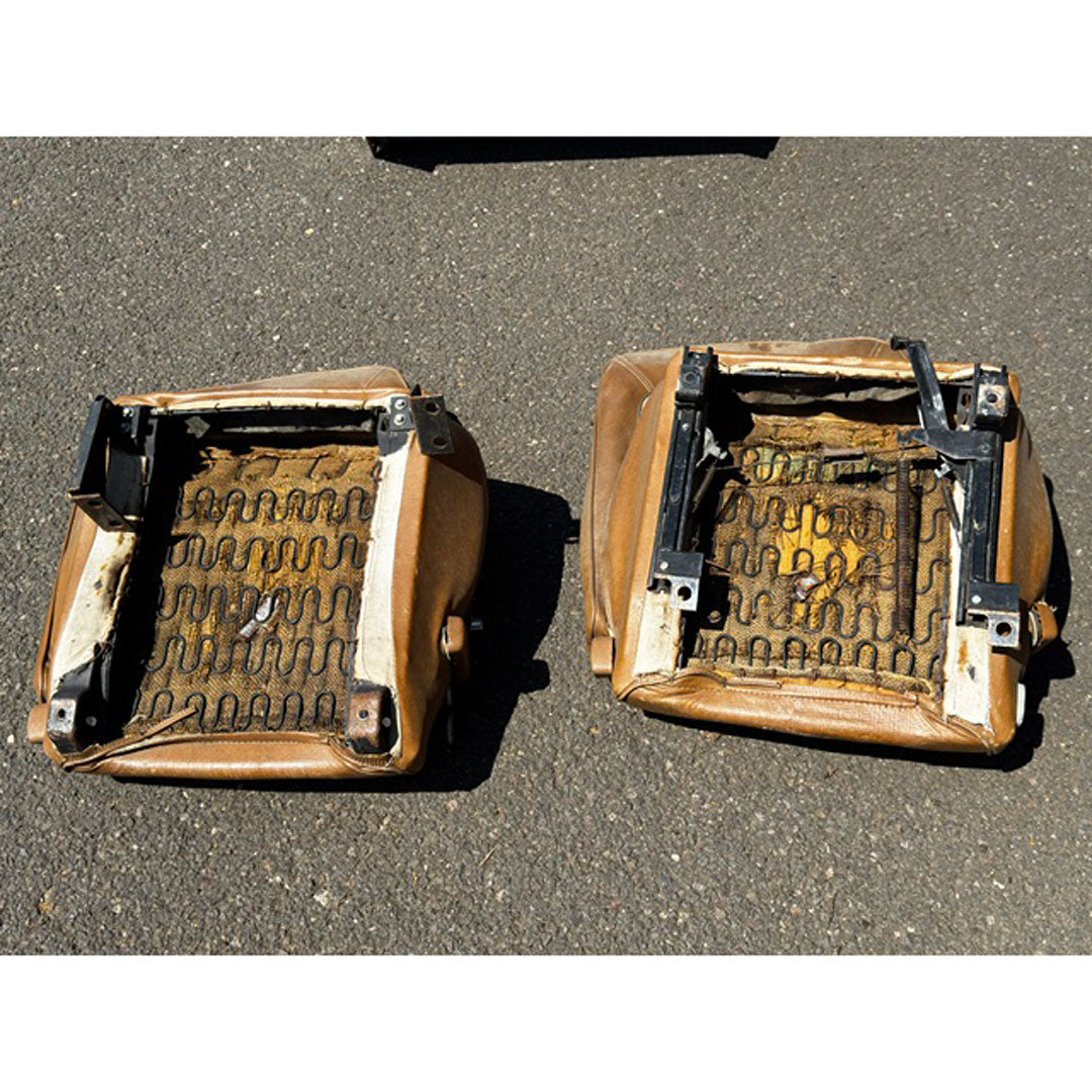 Used Stock OE Full Set of Seats, 1966-77 Ford Bronco AA Brown