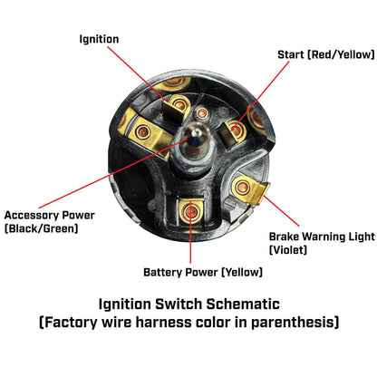 Ignition Switch Kit w/Bezel, Cup & Cylinder