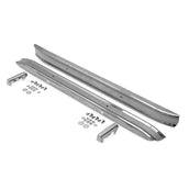 Stock Chrome Bumpers w/Bumperettes and Bolts, 1966-77 Ford Bronco