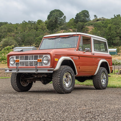 Stock Chrome Bumpers w/Bumperettes and Bolts, 1966-77 Ford Bronco