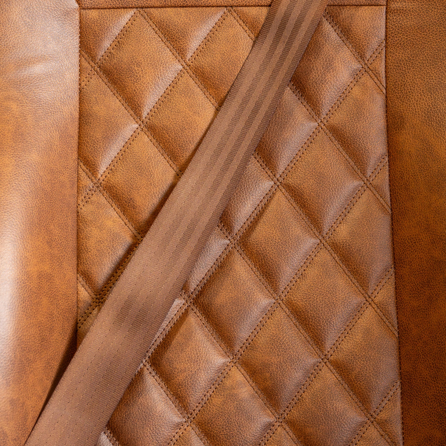 Copper Lap Seat Belt with Mounting Bolts