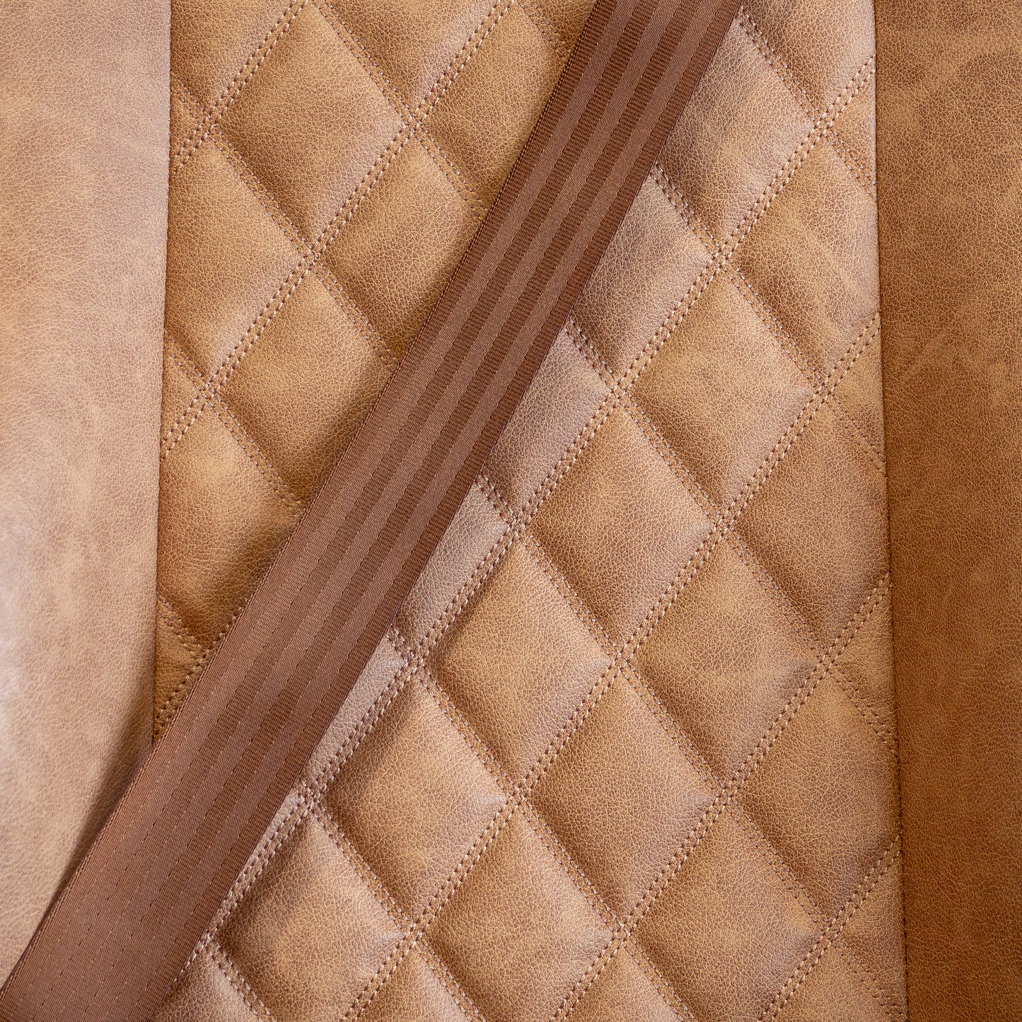 Copper Lap Seat Belt with Mounting Bolts