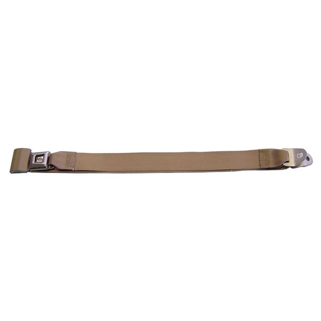 Tan Lap Seat Belt with Mounting Bolts