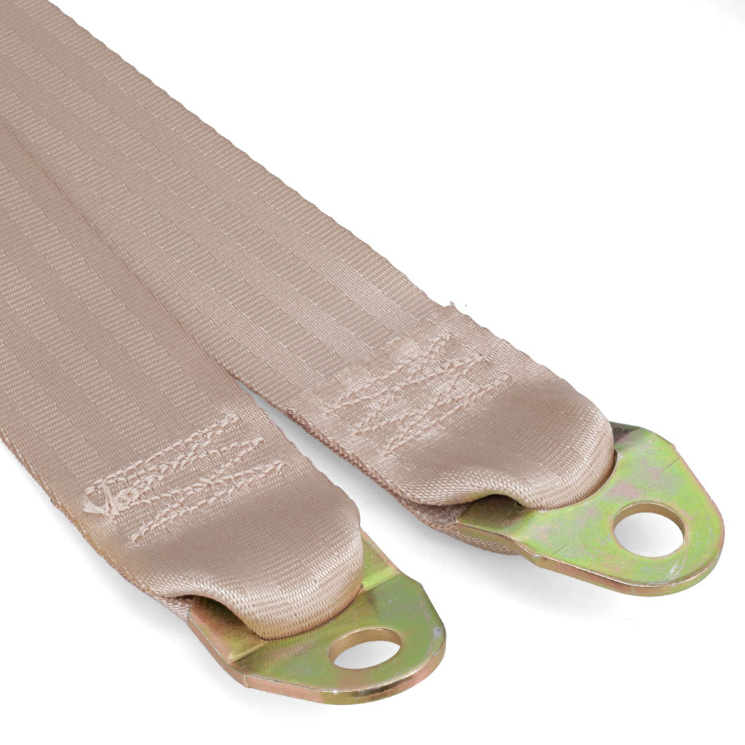 Desert Tan Lap Seat Belt with Mounting Bolts