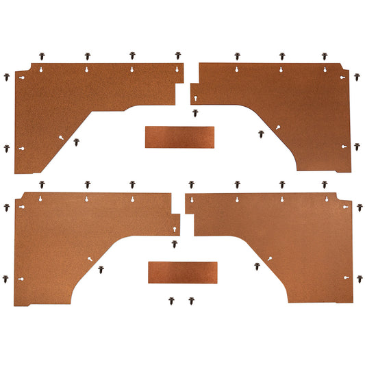 Steel quarter panel blanks for Ford Bronco, side view
