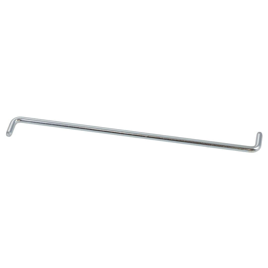 Pair of steel door rods with mounting hardware for classic Ford Bronco