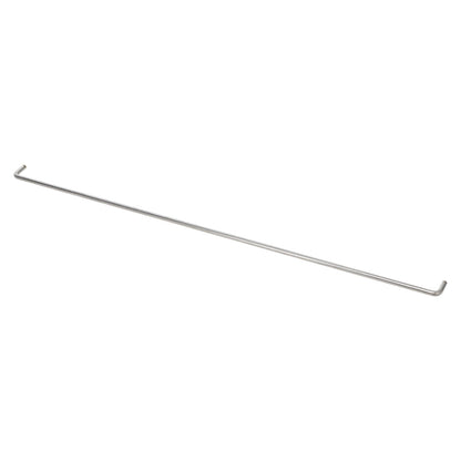Pair of black steel door rods for classic Ford Bronco, side view
