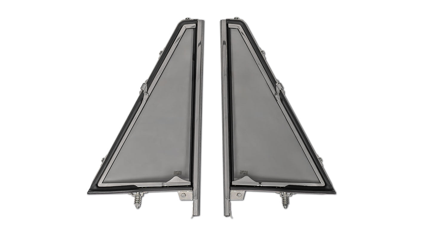 Tinted Vent Windows, Pair, 1966-77 Ford Bronco