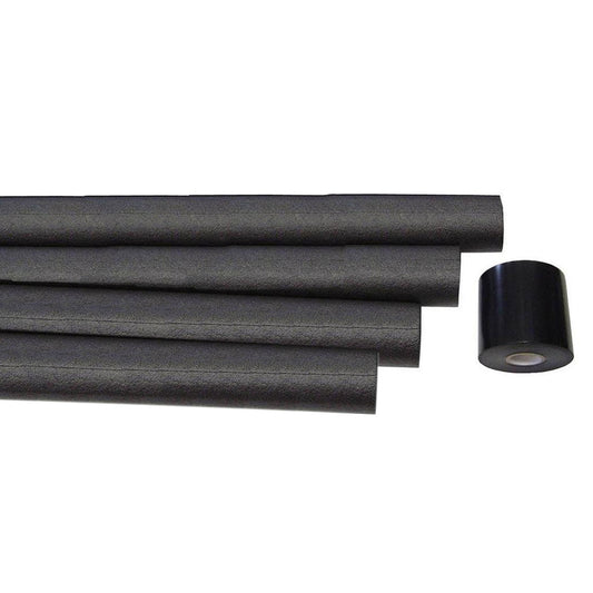Black vinyl interior bar tape with padding for 4-point harness, side view