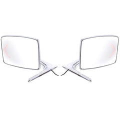 Driver and Passenger Chrome Side Mirrors w/LED Signal, 1968-77 Ford Bronco