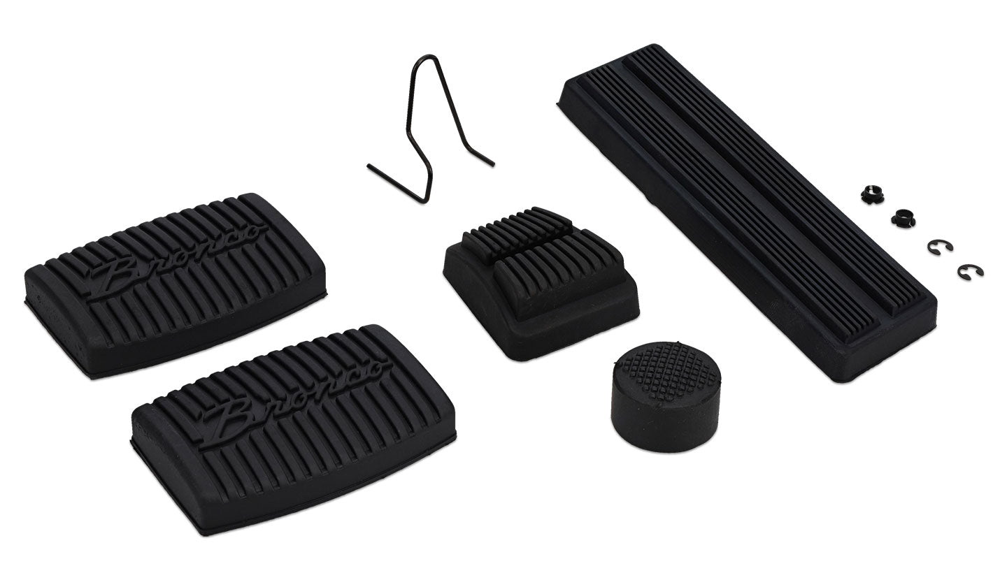 Pedal Pad Kit - Script Style for Manual Trans
