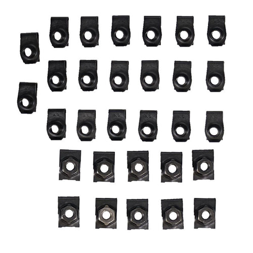 Fender and Grille Clip Nut Kit, 1966-77 Ford Bronco